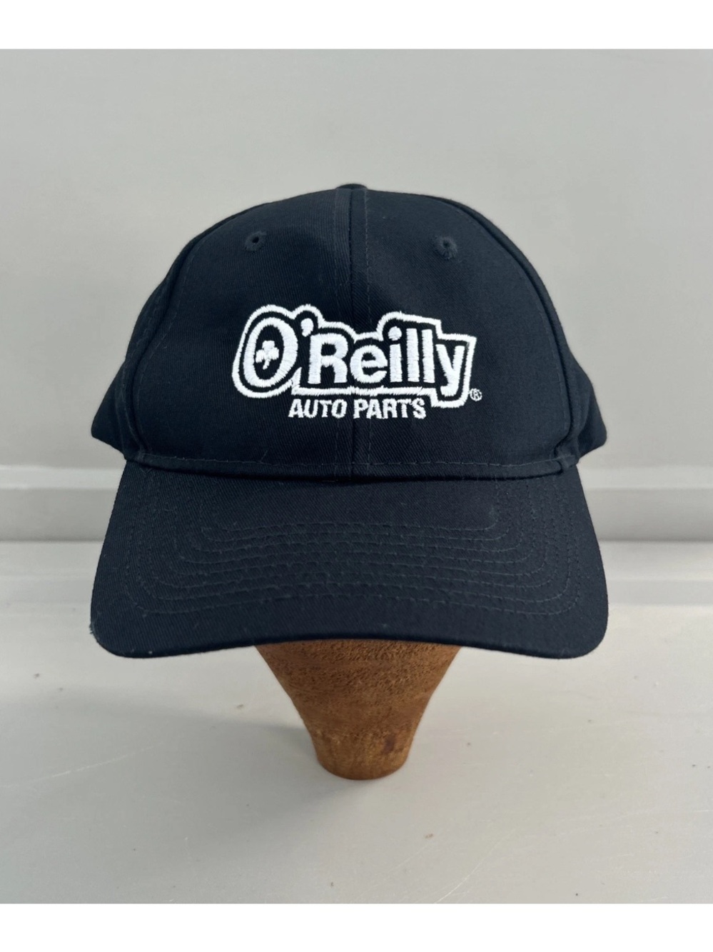 O'Reilly Auto Parts Black Hat Cap Embroidered Adjustable OSFM NASCAR Motorsports